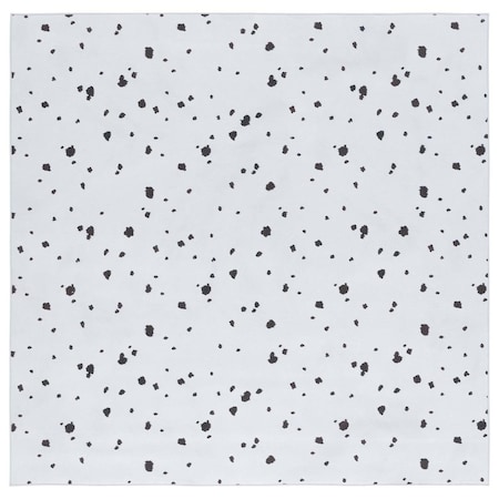 Safavieh 6 x 6 ft. Faux Hide Power Loomed Square Area Rug Ivory & Black FAH502A-6SQ